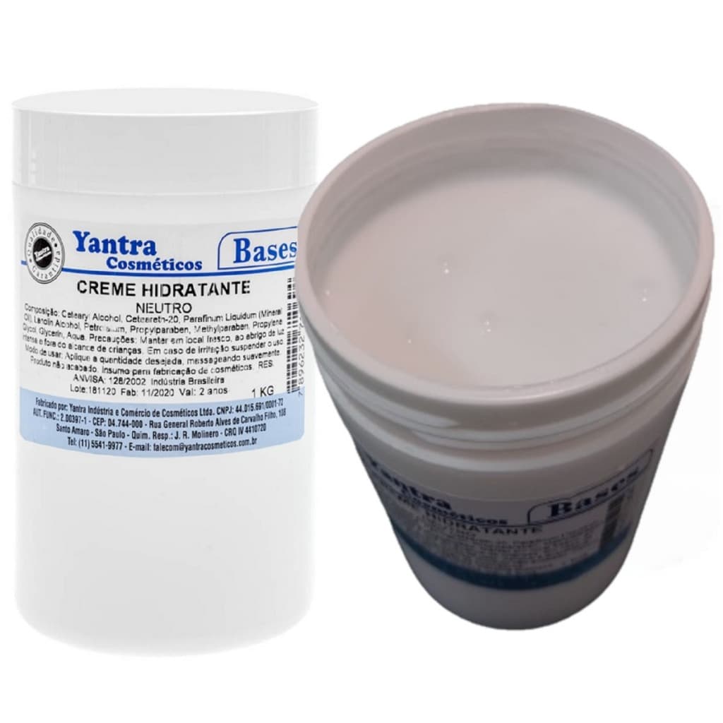 Creme Hidratante Neutro Yantra Cosméticos - 1Kg