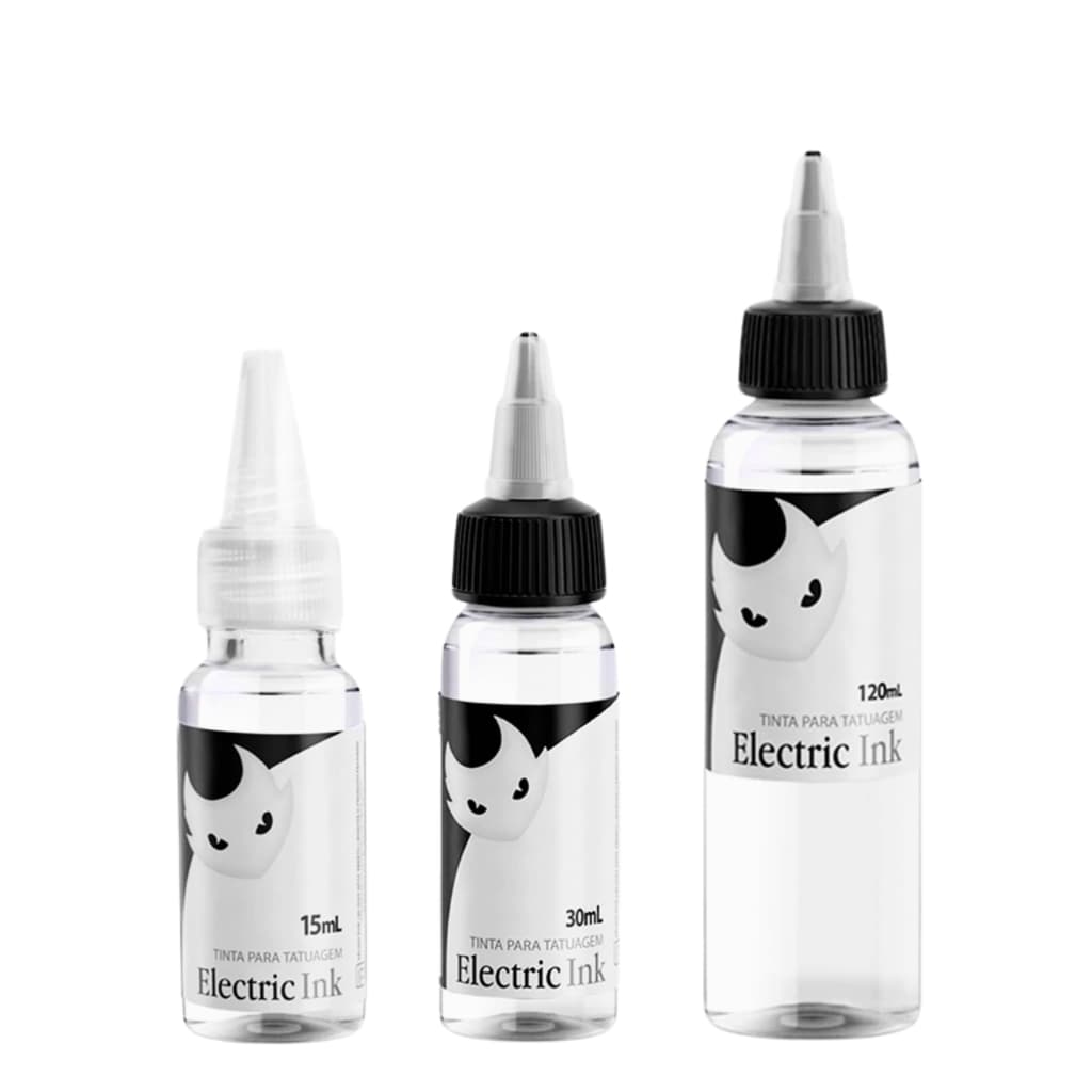 Diluente Para Tintas Tatuagem Electric Ink Original 15/30/120 Ml Tattoo Profissional Lacrado e Pronto Uso Envio Imediato