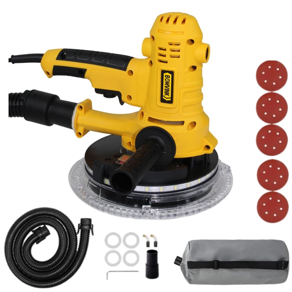 Lixadeira De Parede Profissional Eletrica 127V/220V 750w / Politriz Automotivo Disco Completo