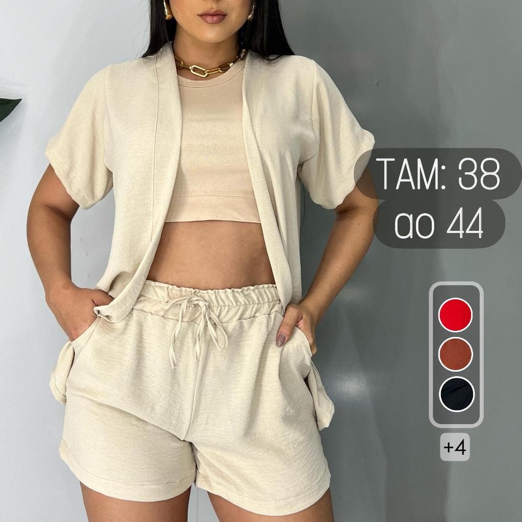 CONJUNTO DUNAS KIMONO TENDECIA MODA FEMININA