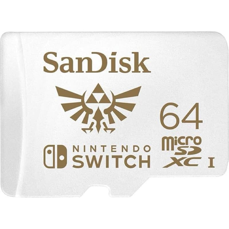 Cartão de memória SanDisk SDSQXAT-064G-GNCZN Nintendo 64GB