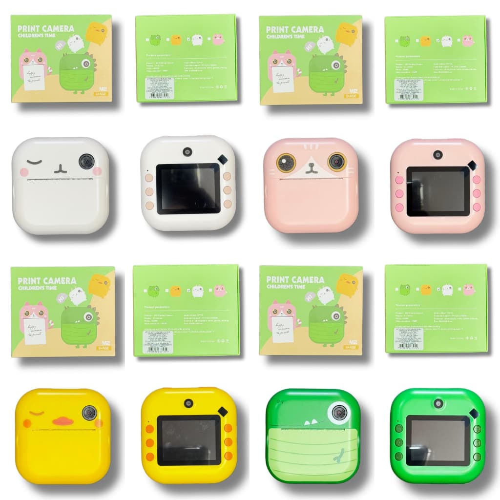 Máquina Fotográfica Infantil Câmera C/2 Bobinas e Alça Ajustável.