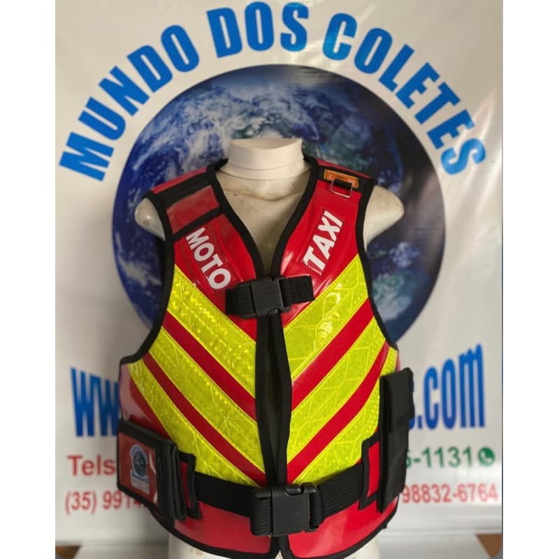 Colete Emborrachado moto táxi