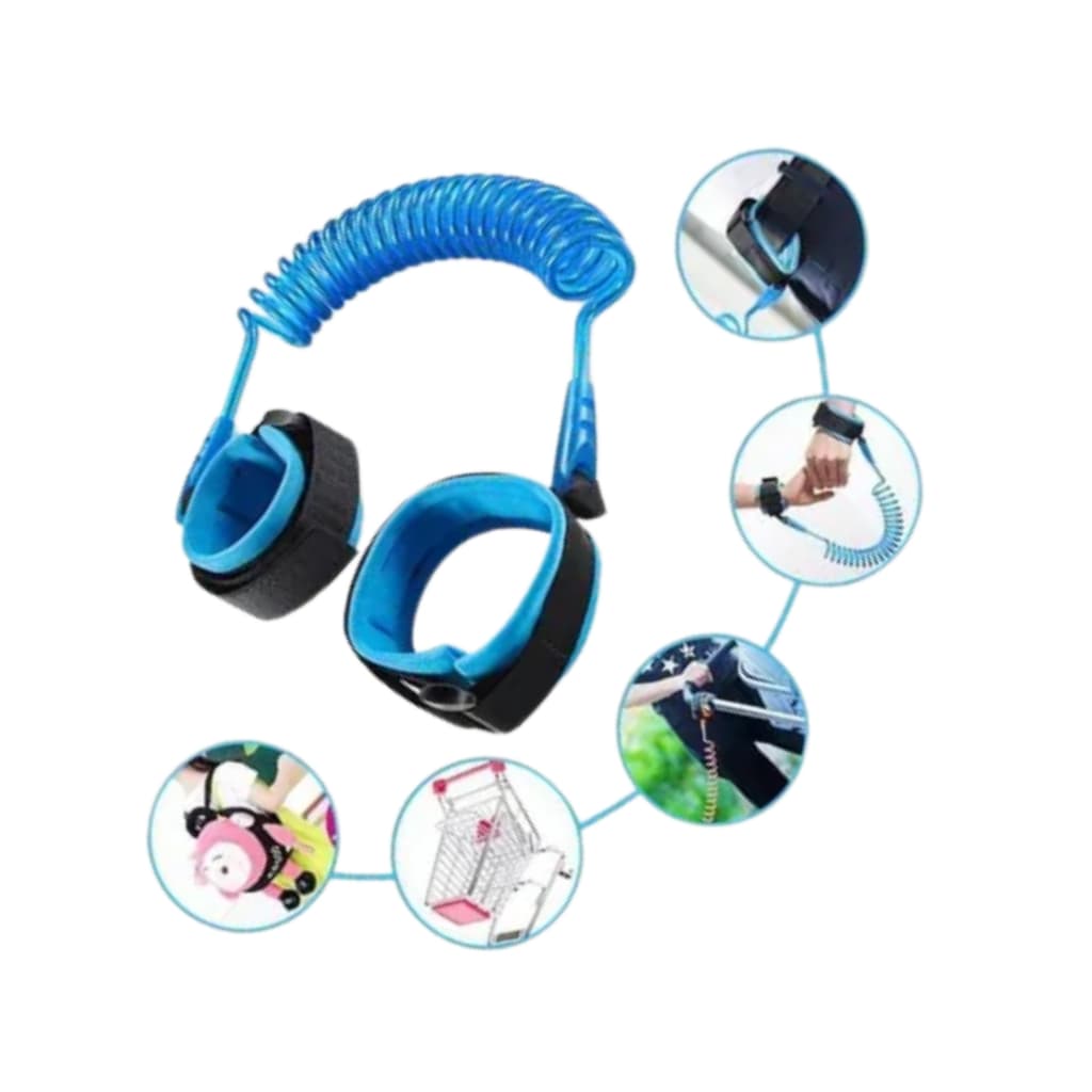 Pulseira Segurança Guia Pulso Infantil Criança idoso Utilidades Proteção Protege Segura