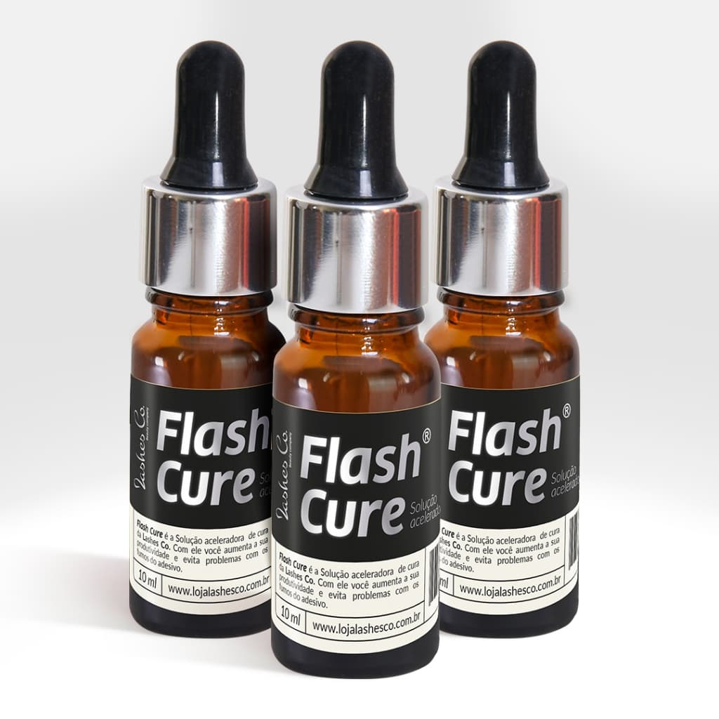 Finalizador E Acelerador Rara Extensão De Cílios Flash Cure Lashes Co.