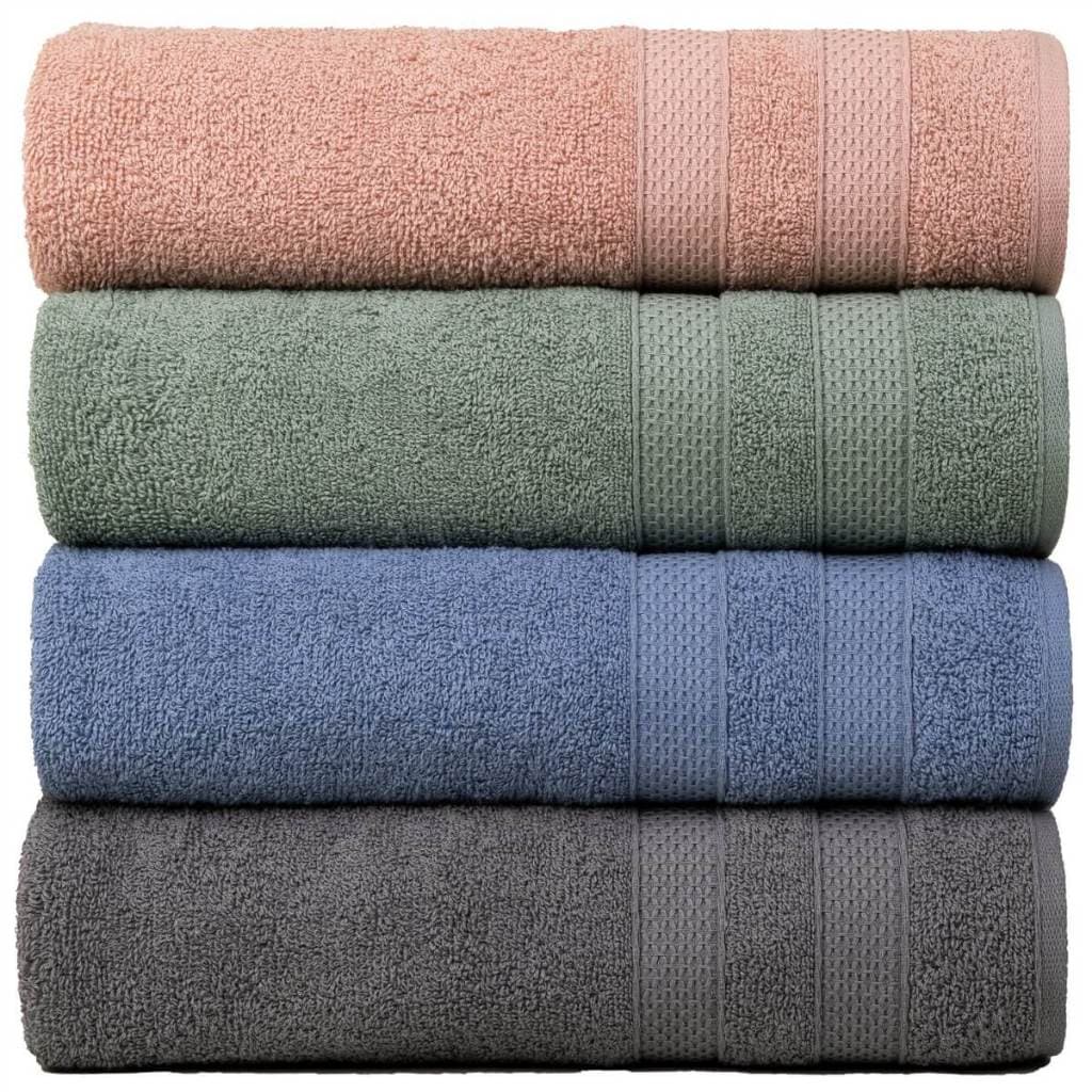 Kit 4 Toalha de Rosto Fio Penteado Extra Macia Comfort