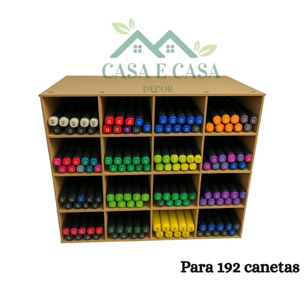 Organizador Colmeia Para Canetas Touch Grande P/ 192 Canetas