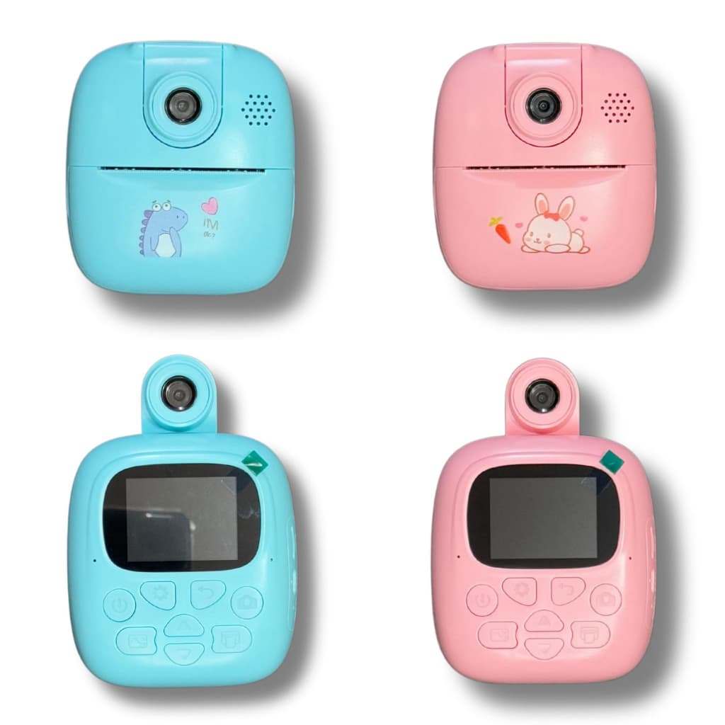 Máquina Fotográfica Infantil C/ Câmera Selfie Bobina e Alça Ajustável.