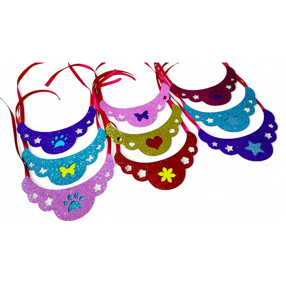 30 Maxy Colar Laços Pet Shop Cetim Banho E Tosa Gargantilha Funny Dogs