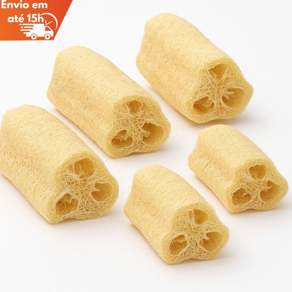 Esponja Bucha Vegetal Natural Banho Esfoliacao