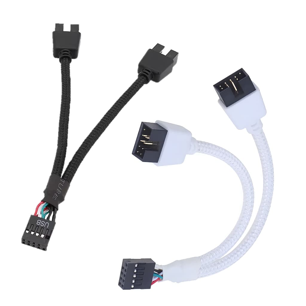 Cabo Y Usb 9 Pinos Hub Splitter Divisor Jusb1-2 Portas