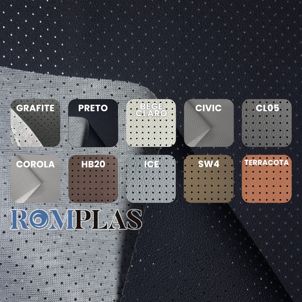 Tecido Courvin Furado Romplas Uruguai Original