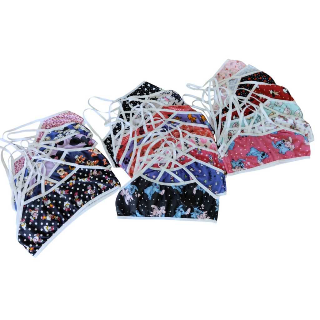 KIT 10 top juvenil infaltil menina mocinha ESTAMPADO pre-adolescente confortavel