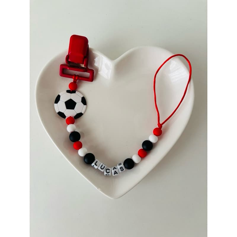 PRENDEDOR DE CHUPETA COM O NOME DO SEU BEBÊ