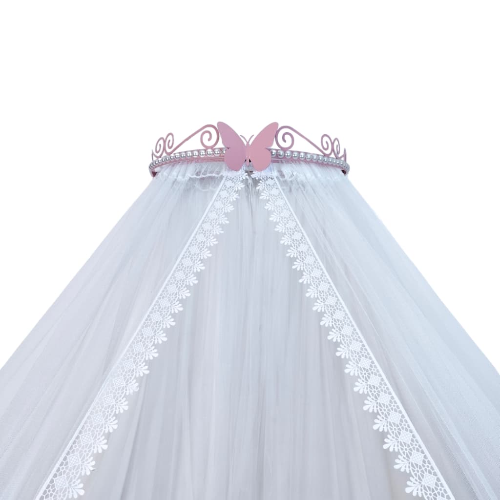 Dossel borboleta com mosquiteiro para berço