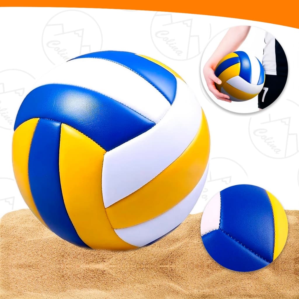 Bola de Volei Quadra Praia Areia Voleibol 22cm Profissional Costurada