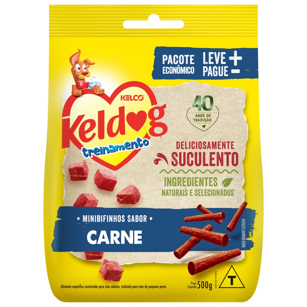 Bifinho Keldog Mini Carne 500 gr