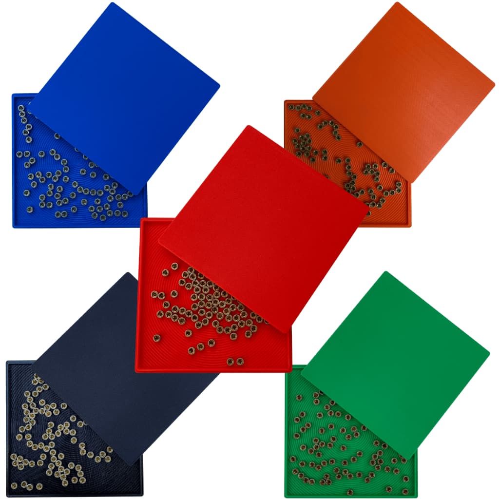 Bandeja Quadrada com Tampa para Virar e Alinhar Espoletas - 100mm RS