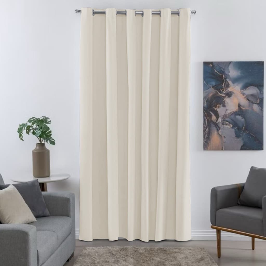 Cortina Porta Blackout Tecido Sala Provador Quarto e Cozinha 1,40mt X 2,20mt