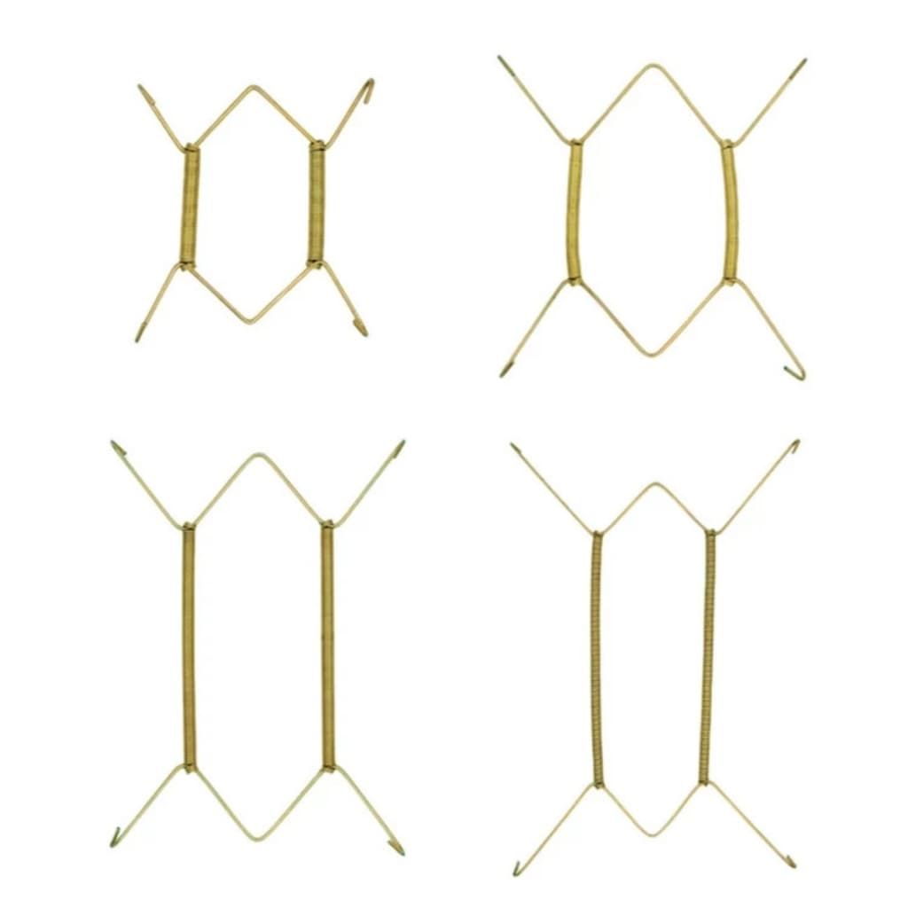 Garra Para Prato Kit 8 Pçs Gancho Suporte de Pendurar Prato Parede Decorativo