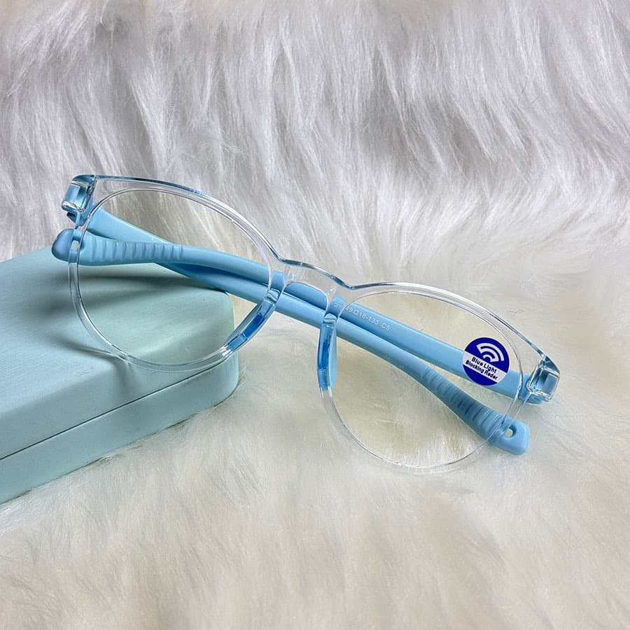 Óculos Armação Infantil De Grau Com Silicone Inquebrável Para /Meninos /Meninas (3-12 Anos) - 85207