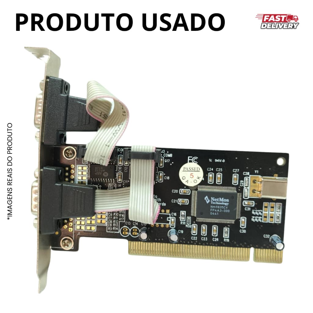 Controlador PCI 2xCOM NetMos Nm9835CV - Usado Excelente! 🚀💻