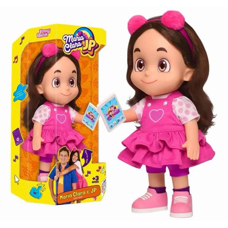 Boneca Maria Clara 14 Frases Mecanizada Baby Brink Rosita ORIGINAL