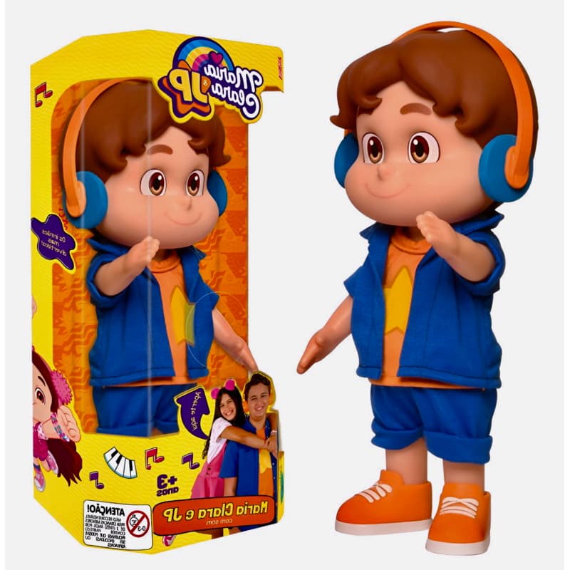 Boneco JP Youtuber Com Fone Baby Brink 1056 Fala 14frases- ORIGINAL