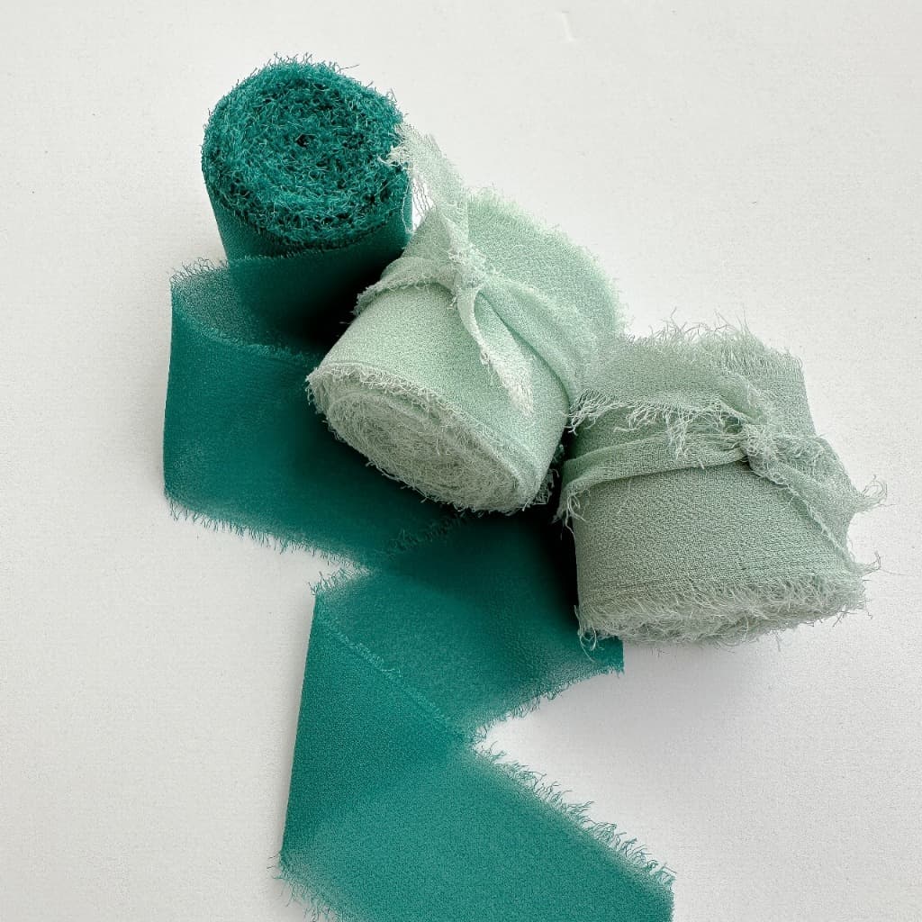 Fita Chiffon Rústica Artesanal 5m Caixa Padrinhos Convites Casamento Noivado Namorados Romântico