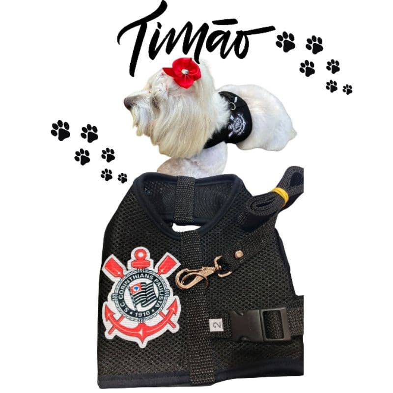 Roupinha de Cachorro Corinthians