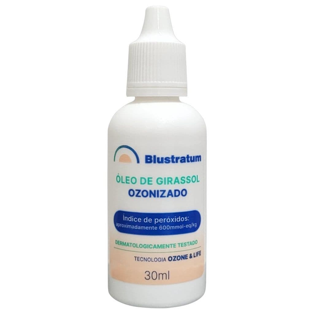 Óleo de Girassol Ozonizado 30ml Tecnologia  Ozone & Life Blustratum