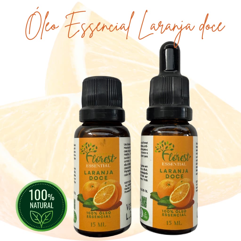Óleo Essencial de Laranja Doce Florest Brasil