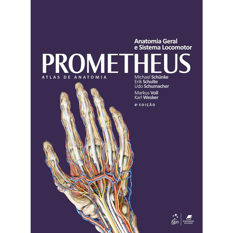Prometheus Coleção - Atlas De Anatomia 3 Volumes - 6 Edição 2024 Guanabara