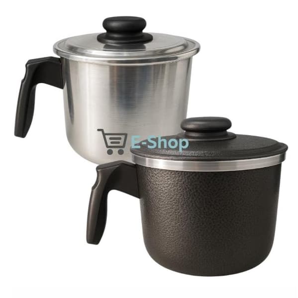 Canecão Caneco Leiteira Fervedor de chá em  Alumínio resistente Polido e Craqueado