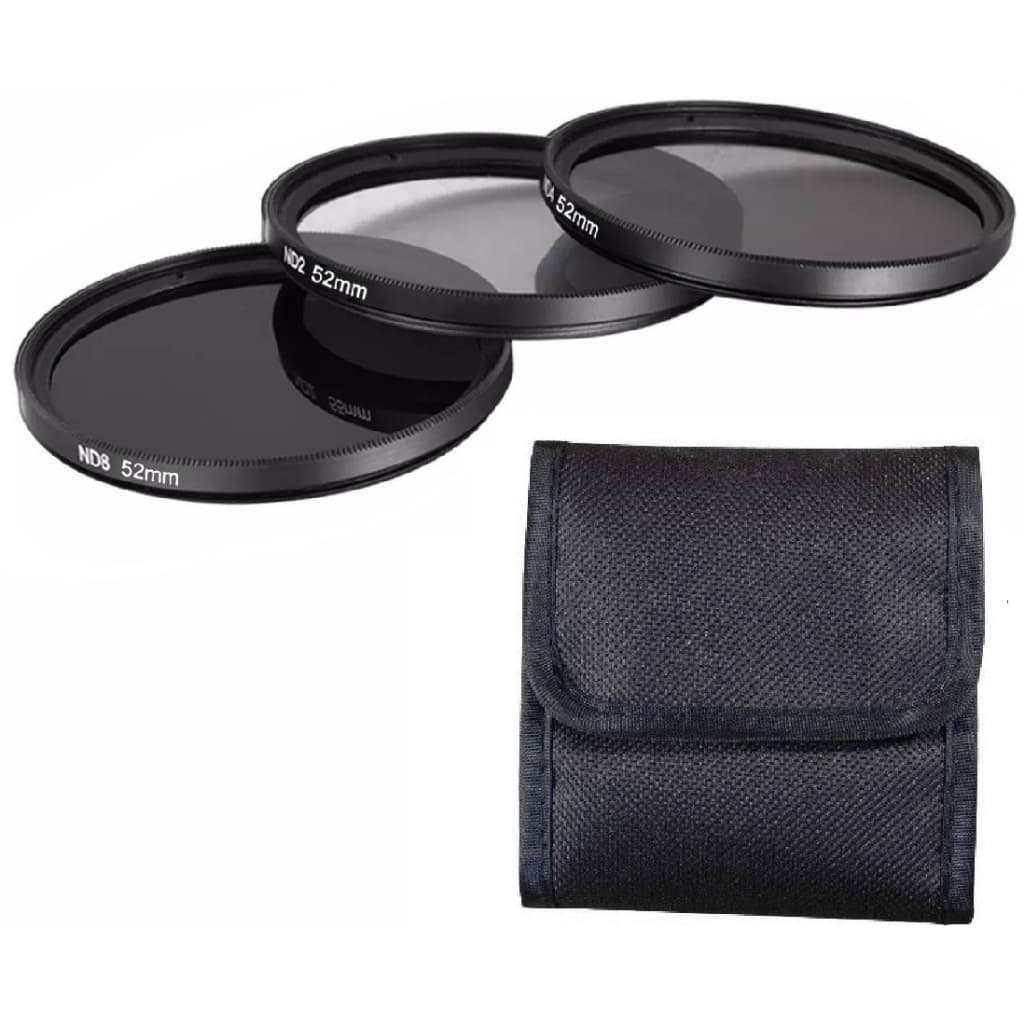 Kit Filtro ND Densidade Neutra ND2 ND4 ND8 37mm 40.5mm 43mm 46mm 49mm 52mm 55mm 58mm 62mm 67mm 72mm 77mm 82mm