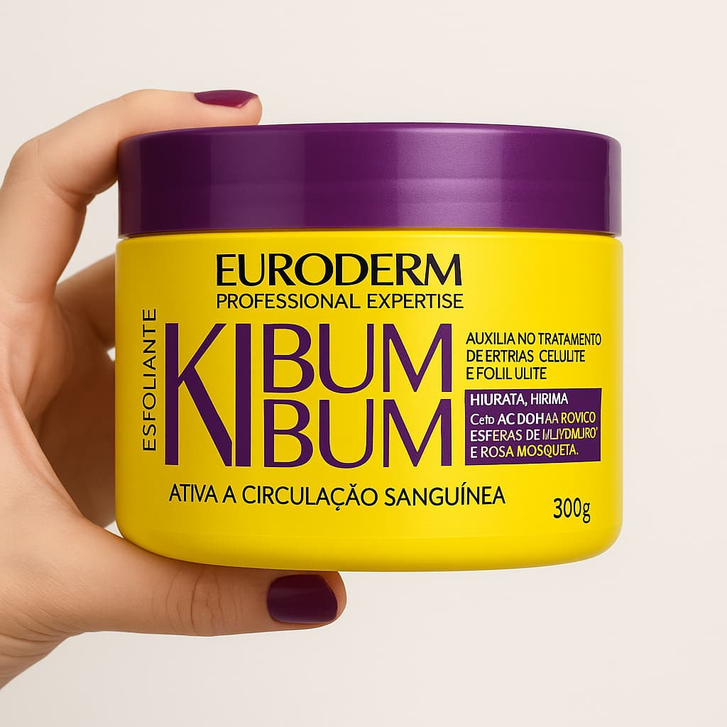 Esfoliante KiBumBum Euroderm - Renovação Cutânea e Hidratação para um Corpo Perfeito
