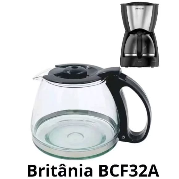 Jarra para cafeteira Britania BCF32A - 32 e 30 xicaras Vidro Reforçado