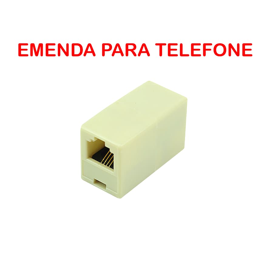 EMENDA PARA TELEFONE - RJ11