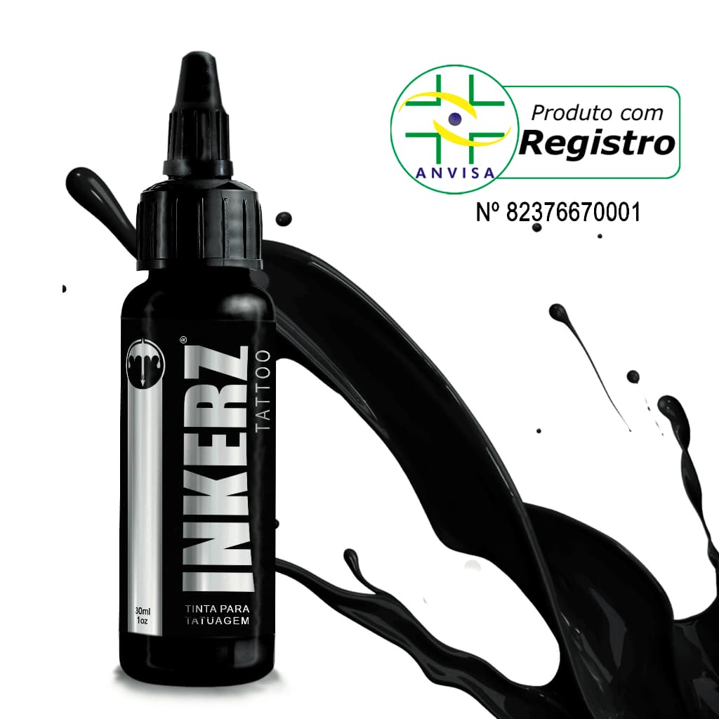 Tinta Para Tatuagem Profissional Inkerz Tattoo 30ml Cores Variadas