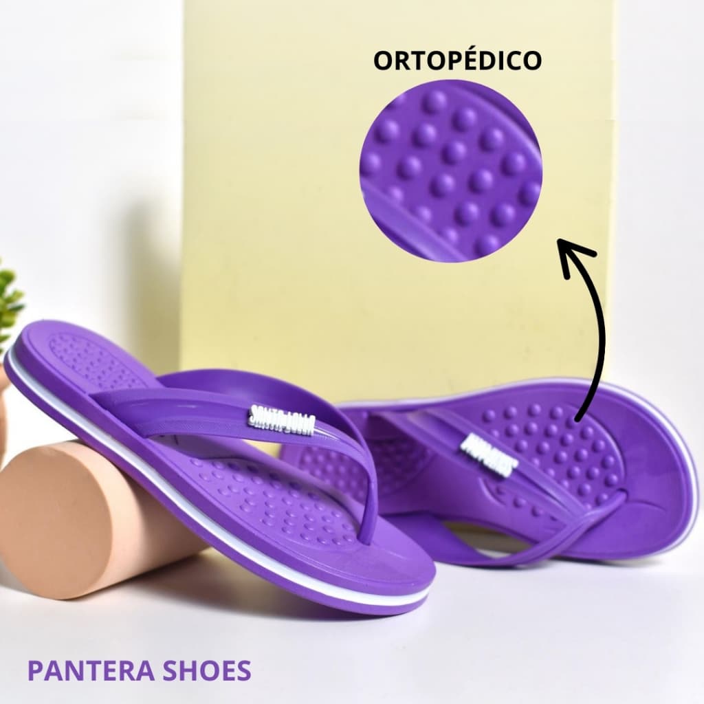 Chinelo Feminino Ortopédico SL Confortável Anatômico, Macio, Antiderrapante – Estilo e Bem-Estar no Dia a Dia