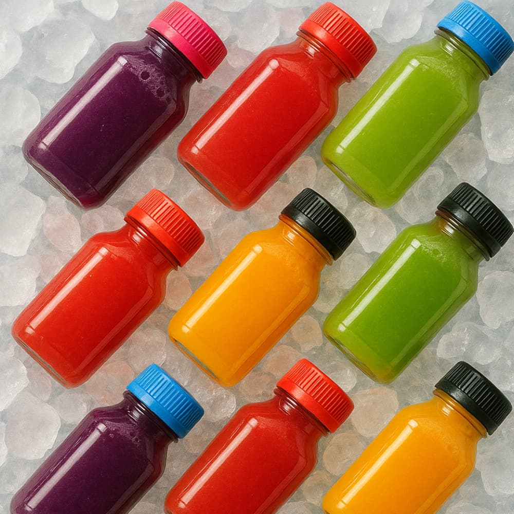 Garrafas Pet para Suco 200ml/300ml/500ml com Tampa Vedante – Livre de BPA + Envio Imediato