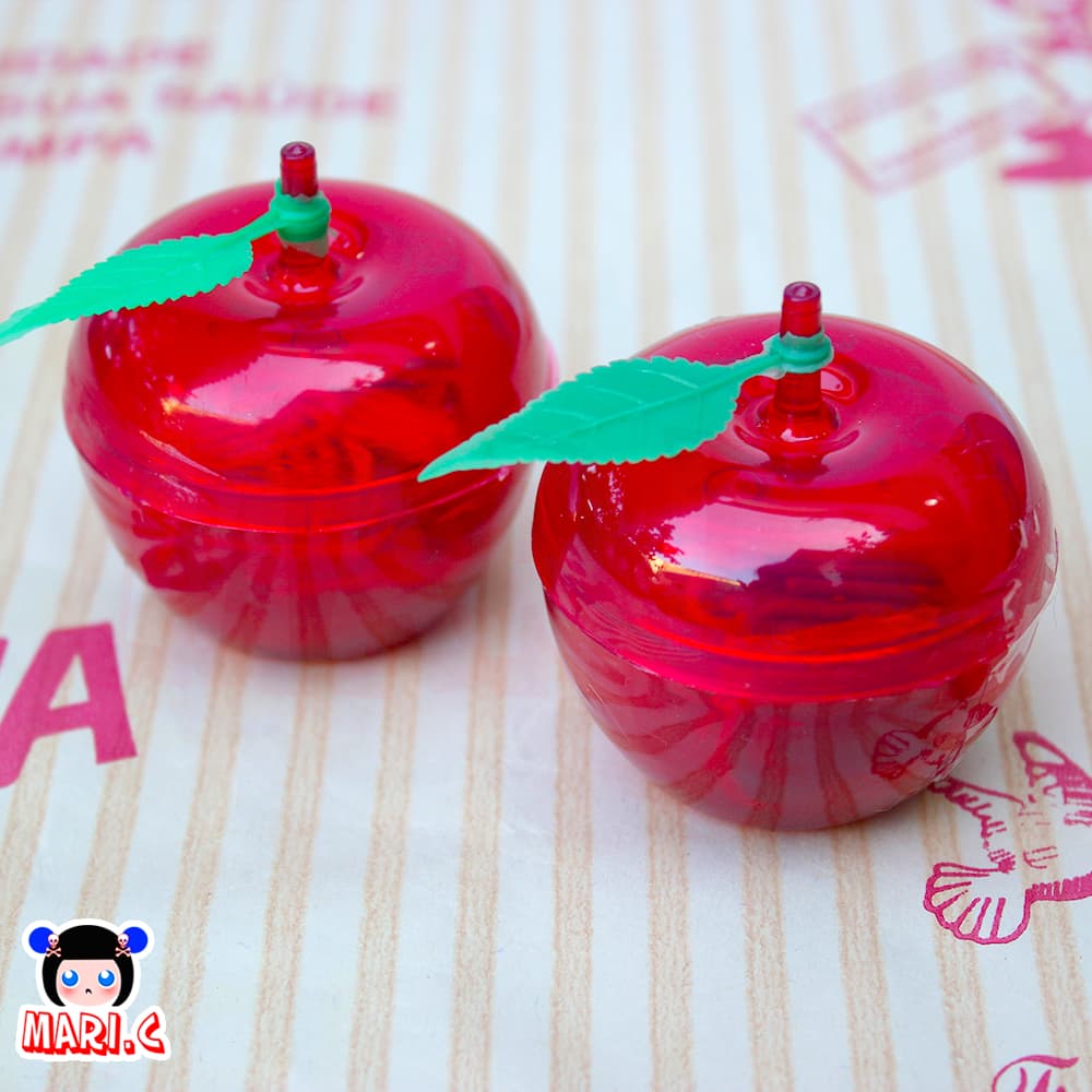 Kit 2 Maçãs com Clips Retrô Anos 80 e 90 Papelaria Fofa