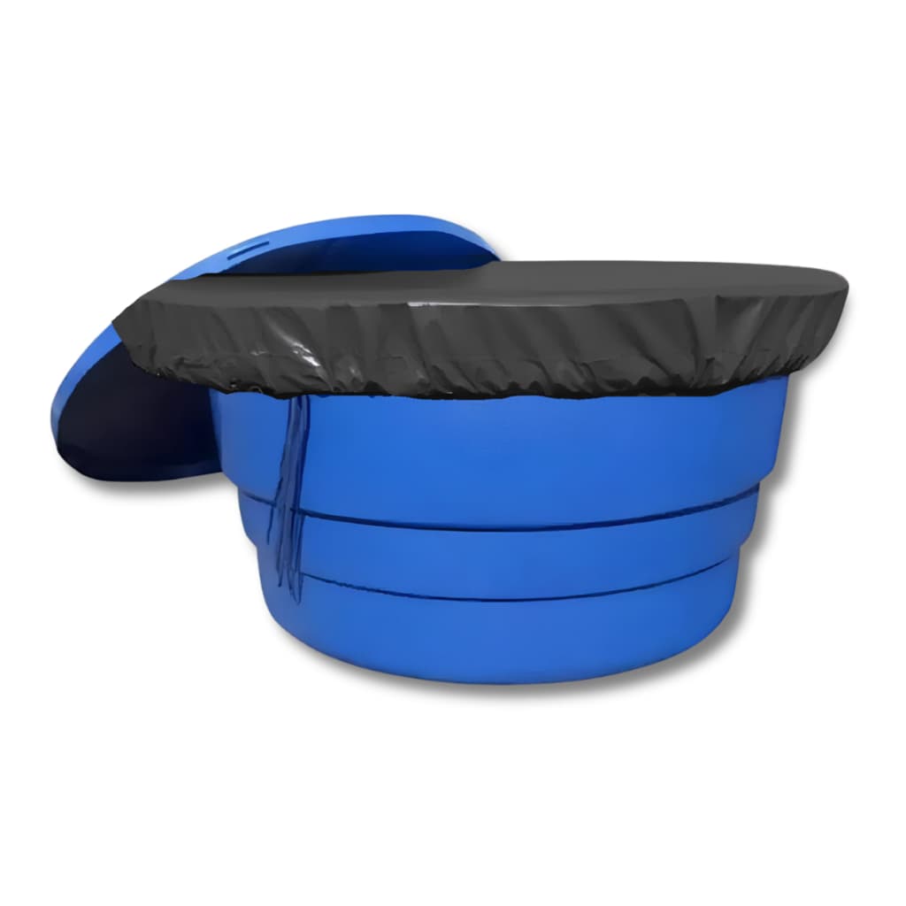 Capa De Caixa D`água 500 Litros Redonda Proteção Cobrir Capa Em couro