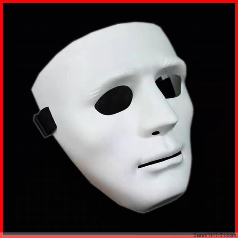 Máscara Jabbawockeez Dança Teatro Fantasia Branca Ou Preta