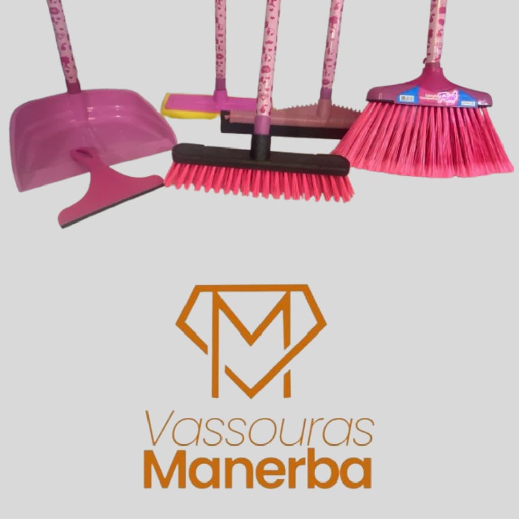 KIT DE LIMPEZA TUDO PINK COM LAVA AZULEJO ESFREGÃO E RODINHO SLIM