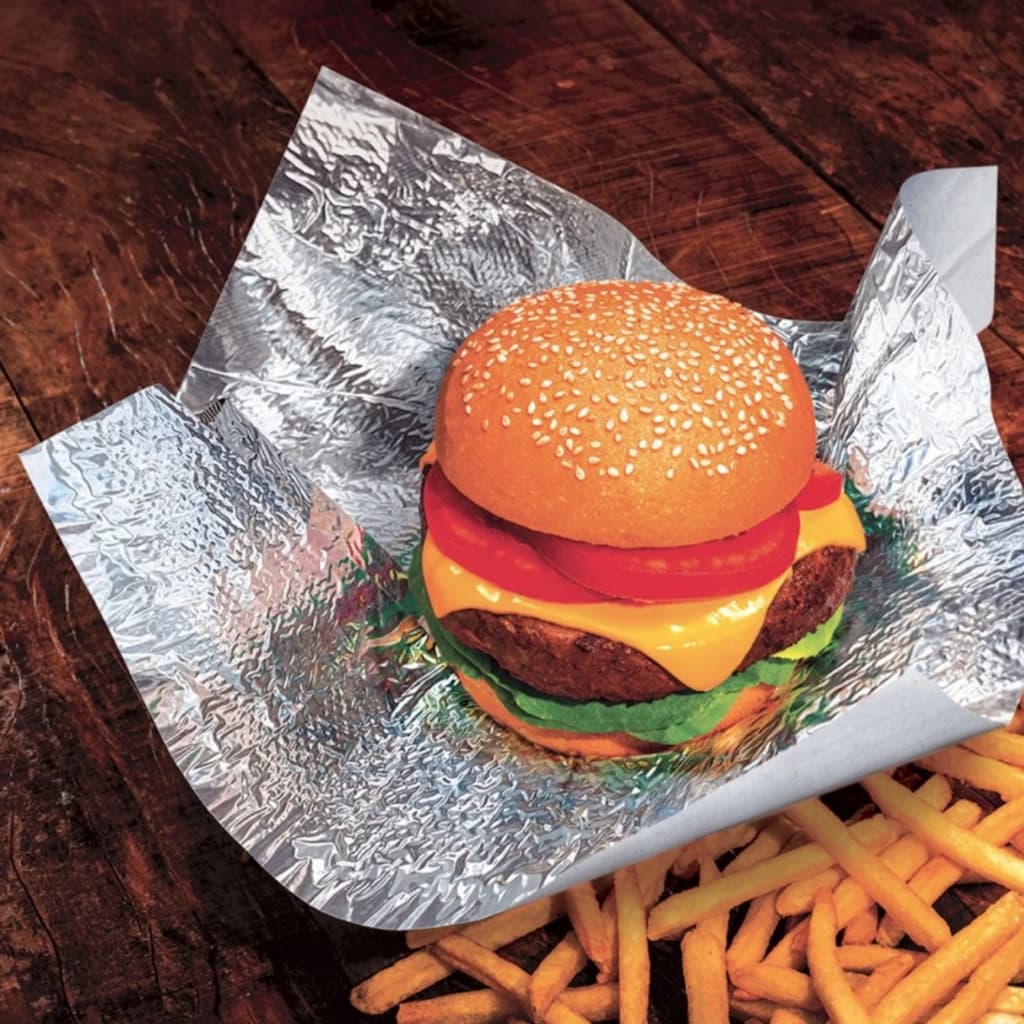 Térmico Laminado Alumínio Burger 38x40 C/ 2kg Papel Acoplado