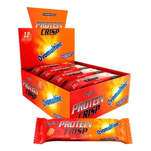 Protein Crisp Bar - Caixa com 12 unidades - IntegralMedica