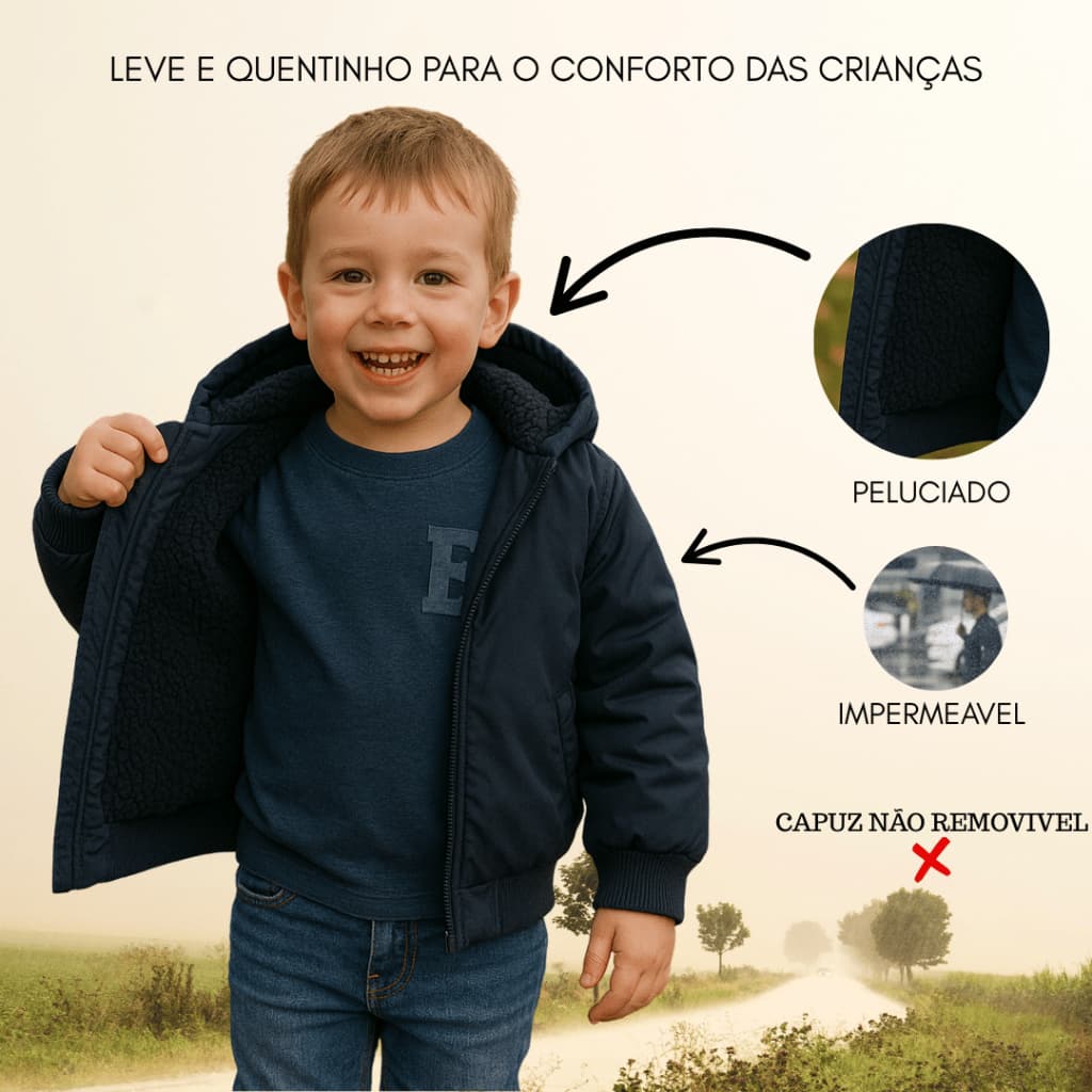 Casaco SHERPA de Inverno Peluciado Sherpa 2025 1 AO 16