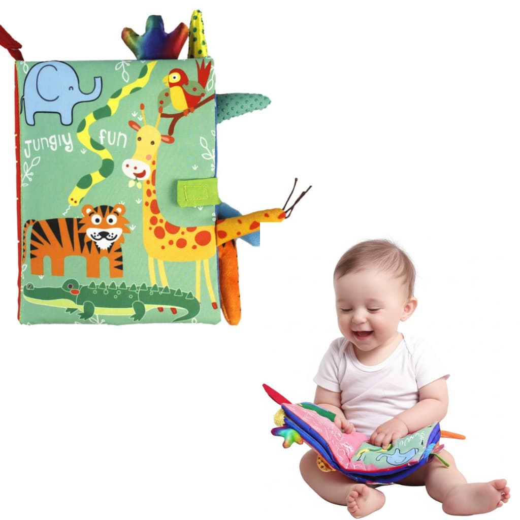 livro Infantil Sensorial montessorie APrendizado e diversão dinossauro, fundo mar, sereia, animais