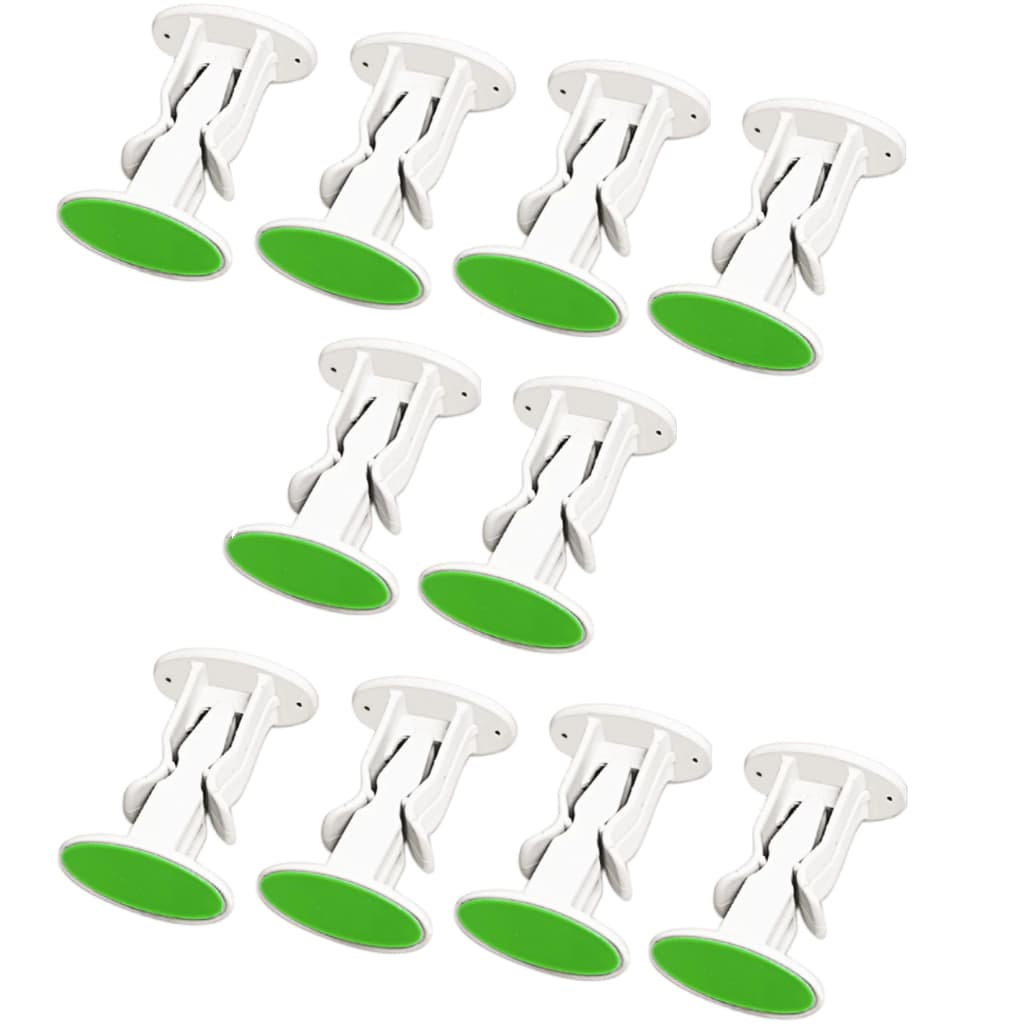 10x Trava de Porta Prendedor Fixador Adesivo Fácil Instalação Prático Parede Rodapé